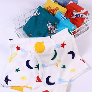 Boys Briefs Baby Soft Cotton Toddler Underwear Children Truck Panties 6 pieces