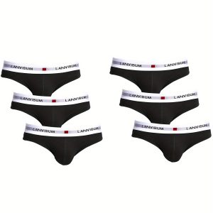 Mens Underwear Briefs Pack Stretch Cotton Low Rise Briefs for Men Wide Waistband Multipack