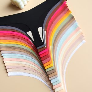 21pcs 21-Piece Seamless Thongs Set: Sexy, Comfy, Breathable Women's Lingerie Underwear